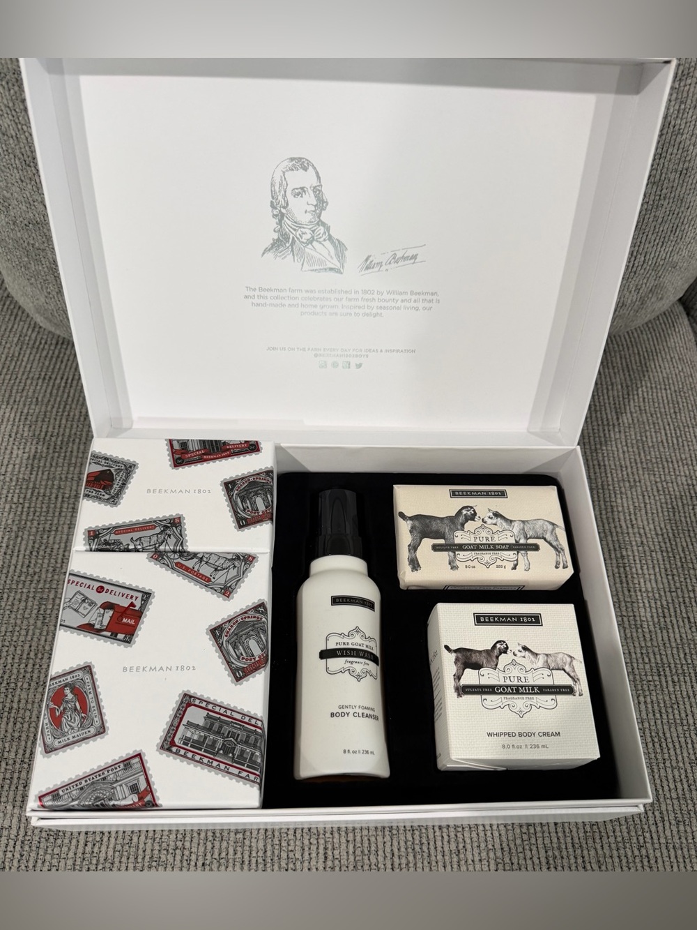 BEEKMAN 1802 Holiday Bounty 7Pc Gift Box NEW! RARE!